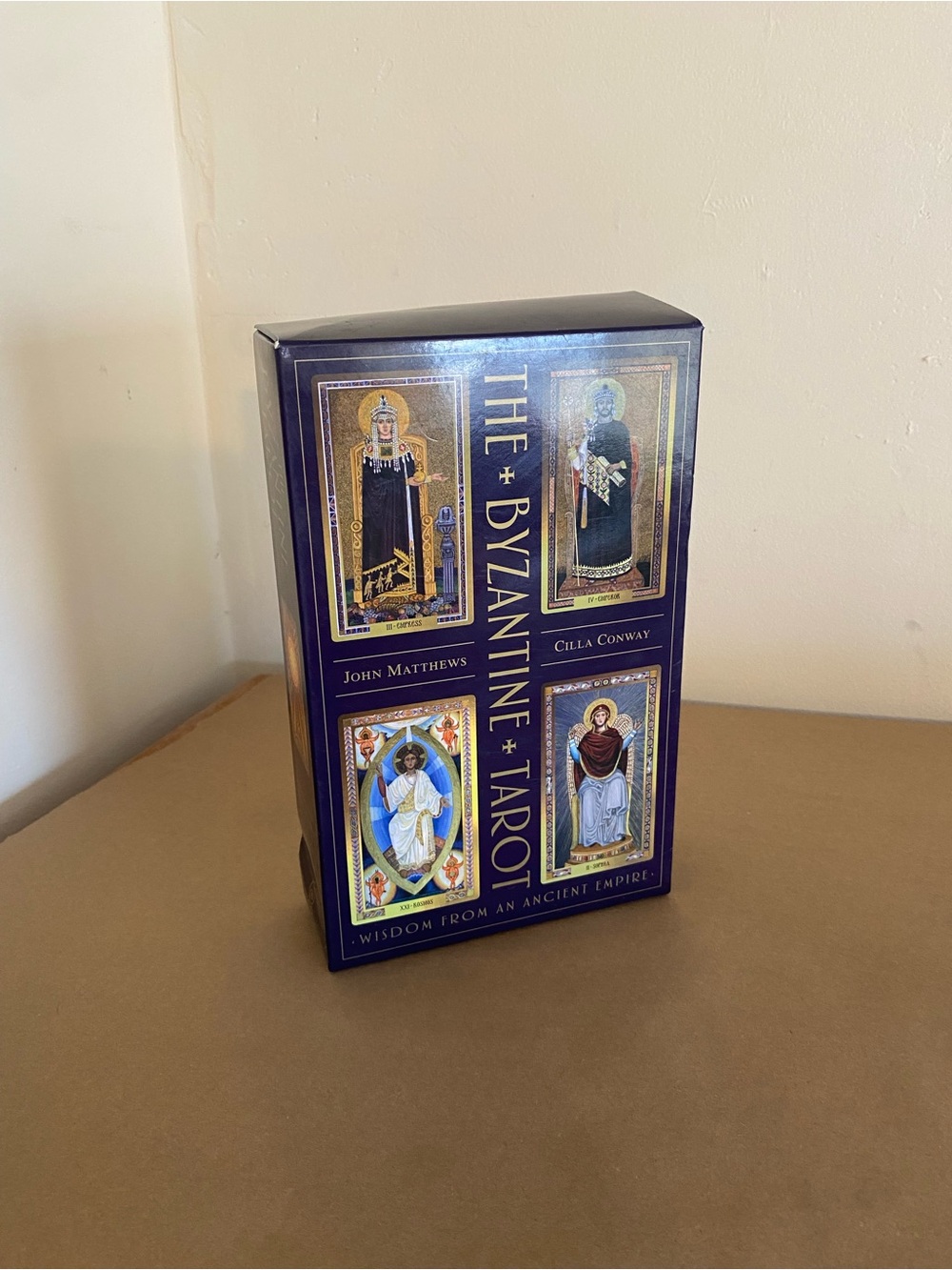 The Byzantine Tarot cards / book in box by John Matthews / Cilla Conway, comp.